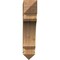 Ekena Millwork Legacy Arts & Crafts Rough Sawn Bracket, Western Red Cedar, 6"W x 28"D x 28"H BKT06X28X28LEC03RWR - alternate 2